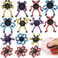 8-Pack Transformable Fidget Spinner Toys - Deformation Robot Chain Spinner for Stress Relief and Focus