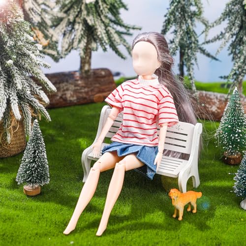 8-Piece Doll Clothes Set for 11.5 Inch Dolls – Casual Tops and Denim Pants by Bencailor