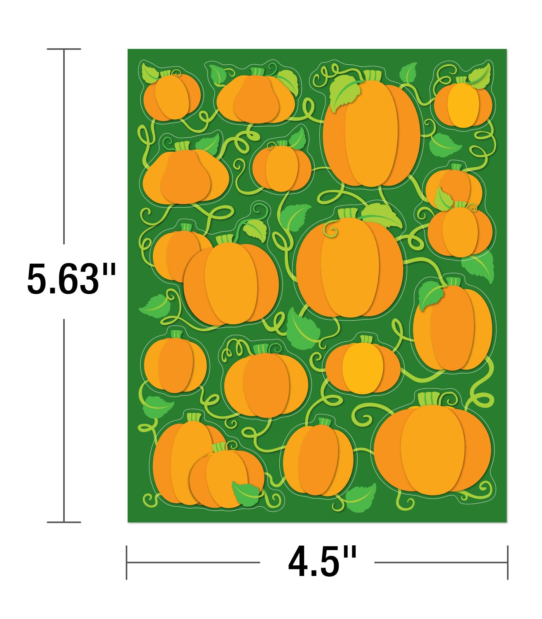 Carson Dellosa Pumpkin Stickers – 96 Fall & Halloween Stickers for Kids, Classroom Rewards & Thanksgiving Crafts