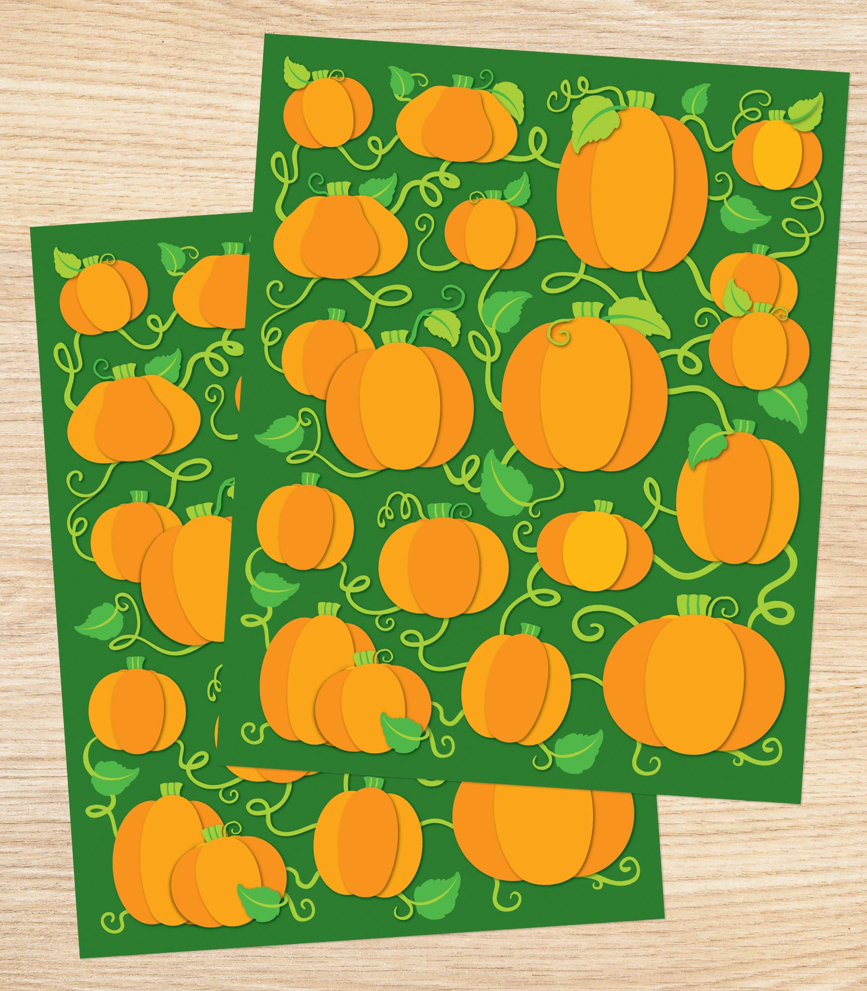Carson Dellosa Pumpkin Stickers – 96 Fall & Halloween Stickers for Kids, Classroom Rewards & Thanksgiving Crafts