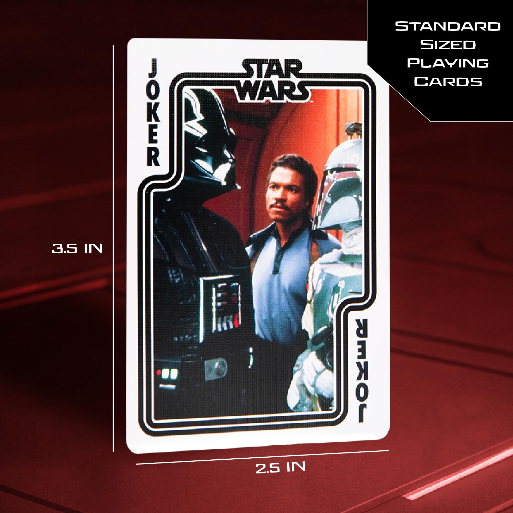 Star Wars Darth Vader Playing Cards – 54 Unique Vader-Themed Designs, Linen Finish