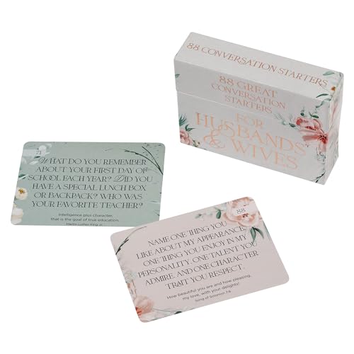 88 Great Conversation Starters for Husbands and Wives – Christian Card Game for Couples