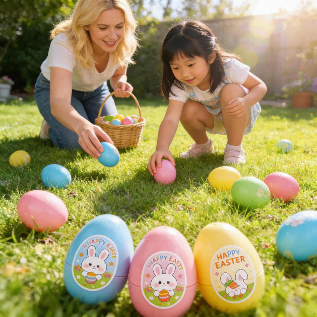 8Pack Butter Slime Kit for Kids – Easter Basket Stuffers with Prefilled Eggs, Stretchy Non-Sticky Sensory Play