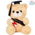 9-Inch Graduation Teddy Bear with Cap and Diploma – Soft Plush, Machine Washable, Class of 2026 Gift