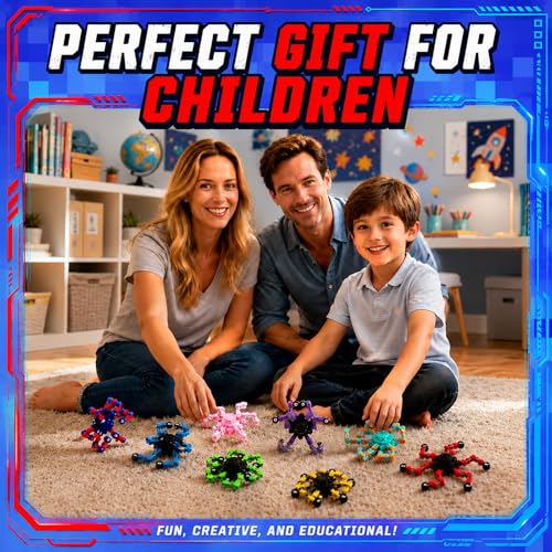 9-Pack 2-in-1 Transformable Fidget Spinners – Robot Sensory Toys for Kids, Quiet Spinning Bearings, Party Favors, Travel Stress Relief