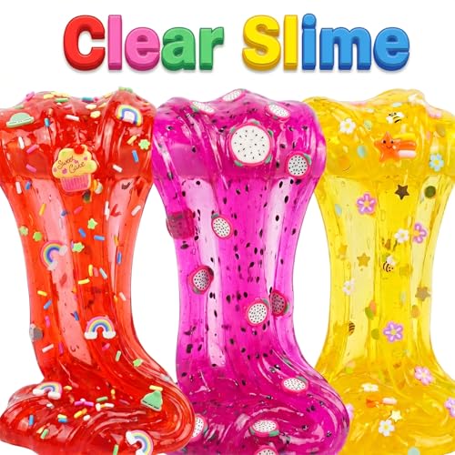 9-Pack Slime Kit with Butter Slime and Crunchy Jelly Slime - Soft, Non-Sticky, Washable - Sensory Toy for Kids Ages 3+