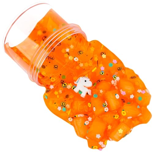 9 Pack Slime Kit with Jelly Cube and Butter Slime – Non-Sticky Stress Relief Toy with 9 Charms for Kids