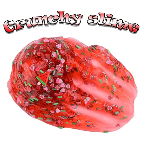 9 Pack Slime Kit with Jelly Cube and Butter Slime – Non-Sticky Stress Relief Toy with 9 Charms for Kids