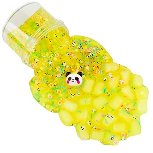 9 Pack Slime Kit with Jelly Cube Crunchy, Cloud & Butter Slimes - Non-Sticky, Pre-Made Stress Relief Toy for Kids