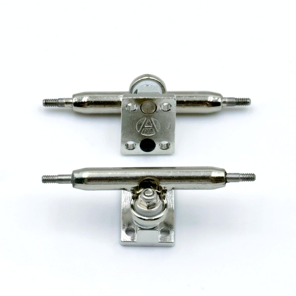 A1 Pro Fingerboard Trucks - 32mm Chrome with Upgraded Base and Pivot Cup