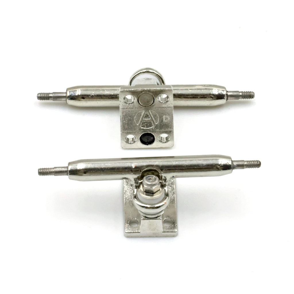 A1 Pro Fingerboard Trucks 34mm Chrome with Upgraded Base and Pivot Cup