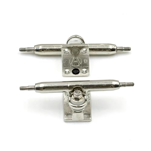 A1 Pro Fingerboard Trucks 34mm Chrome with Upgraded Base and Pivot Cup