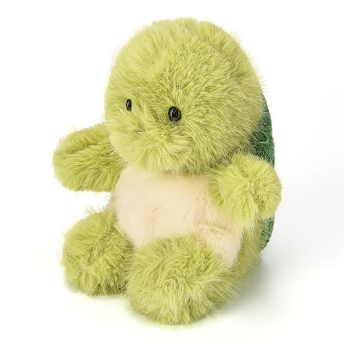 ABEARCAR 6-Inch Soft Sea Turtle Plush – Cute Stuffed Animal Gift for Kids and Girlfriend