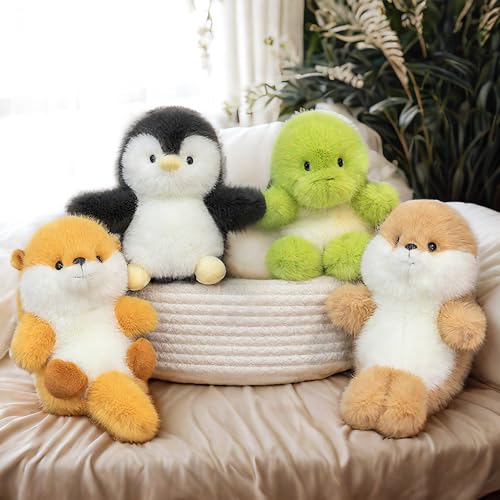ABEARCAR 6-Inch Soft Sea Turtle Plush – Cute Stuffed Animal Gift for Kids and Girlfriend