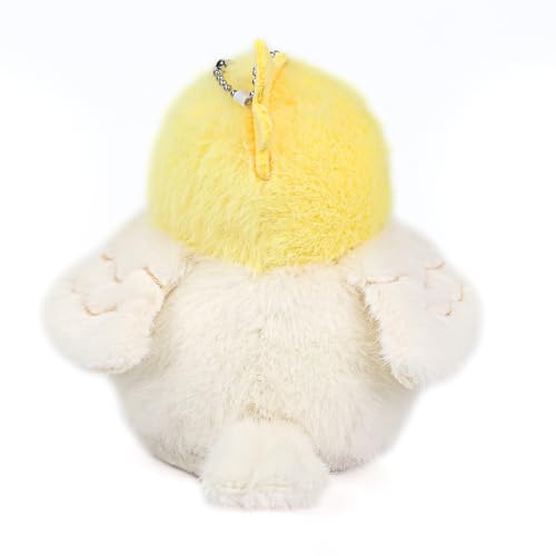 ABEARCAR Cockatiel Plush - 4.7 Inch Realistic Yellow Bird Stuffed Animal Toy