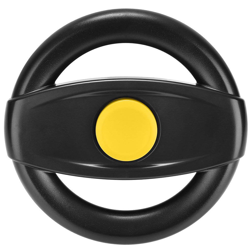 Accmor Stroller Steering Wheel Toy – BPA-Free Pretend Driving Toy with Air Horn, Velcro Attachment for Strollers and Shopping Carts