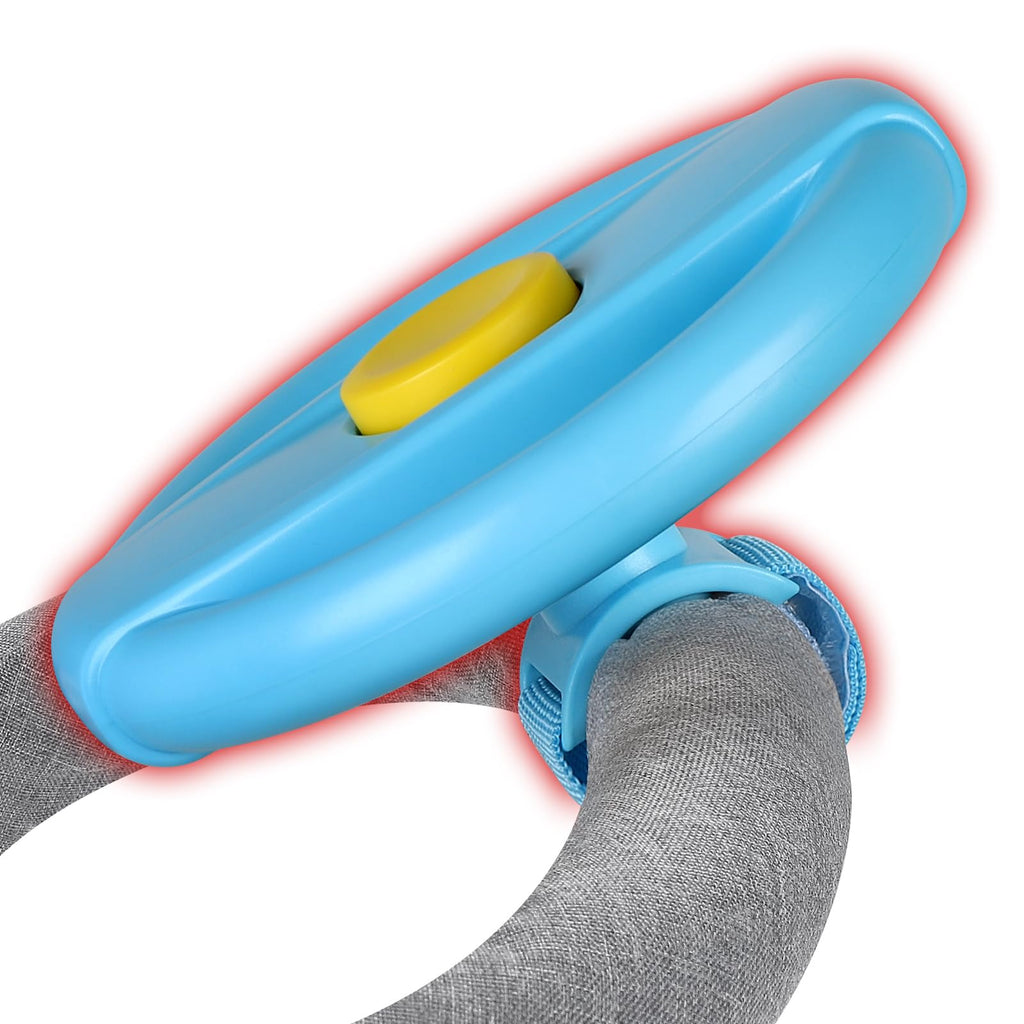 Accmor Stroller Steering Wheel Toy – Simulated Driving Fun for Strollers, Shopping Carts (BPA-Free, No Batteries)