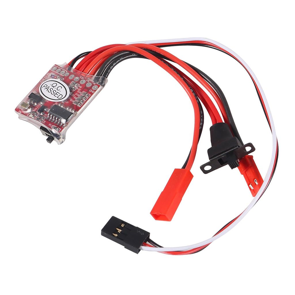 ACEIRMC Mini 20A Brushed ESC 2KHz Forward Reverse Brake for RC Car Boat Tank 5-Pack