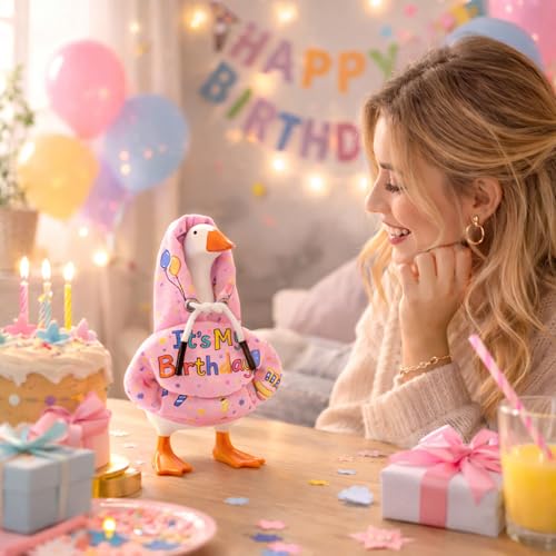 ACHREPLA Birthday Hoodie for 7" Magnetic Desk Goose - Soft, Machine Washable Costume