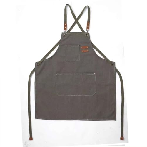 Adjustable Kids Canvas Apron for Cooking, Painting, Gardening – USCHAILIQIANG (Ages 6-12)