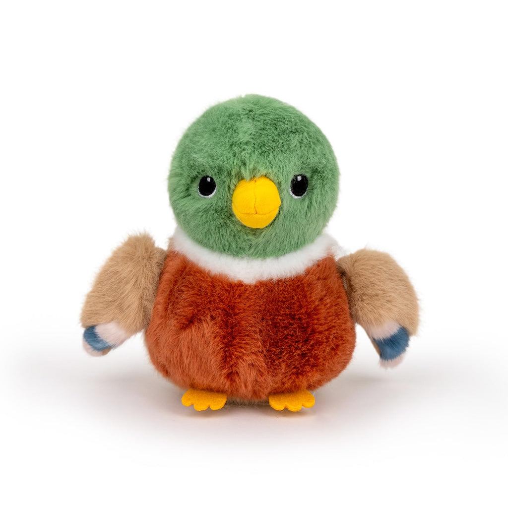 Adorlynetty Mallard Duck Stuffed Animal – 5 Inch Realistic Plush Toy, Cute Little Bird Plushie for Kids and Friends