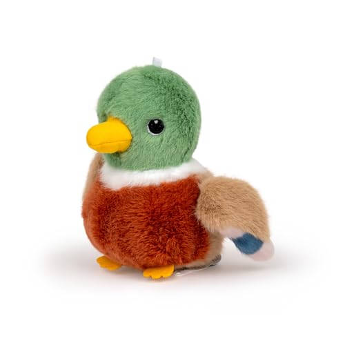 Adorlynetty Mallard Duck Stuffed Animal – 5 Inch Realistic Plush Toy, Cute Little Bird Plushie for Kids and Friends