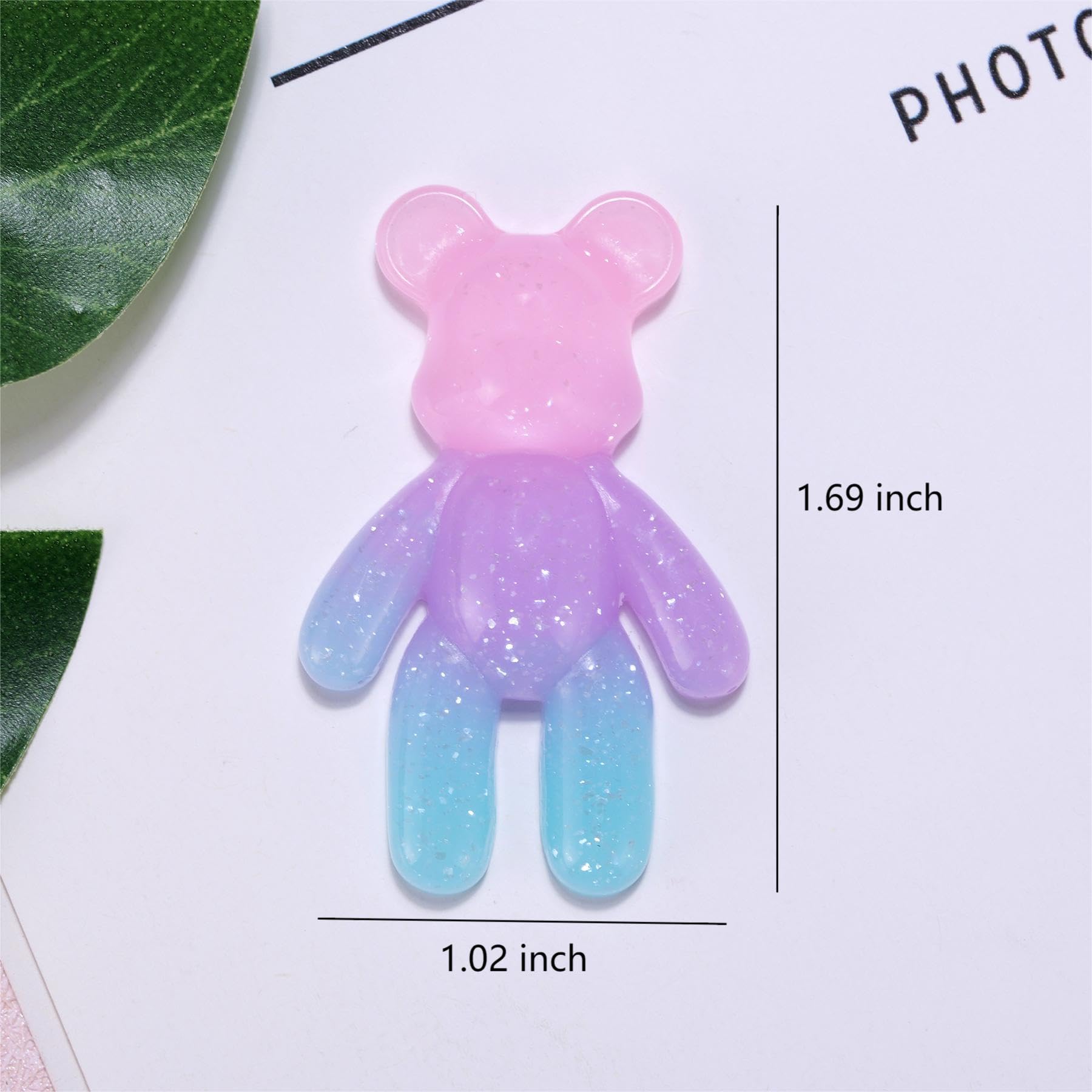 Aesnefe Pocket Bear Hug - Anxiety Relief Gift with Uplifting Card - Pink Blue Mini Worry Bear for Stress Relief