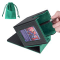 AFIING Commander Deck Box – Holds 100 Double-Sleeved Cards with Side Window and Dice Bag