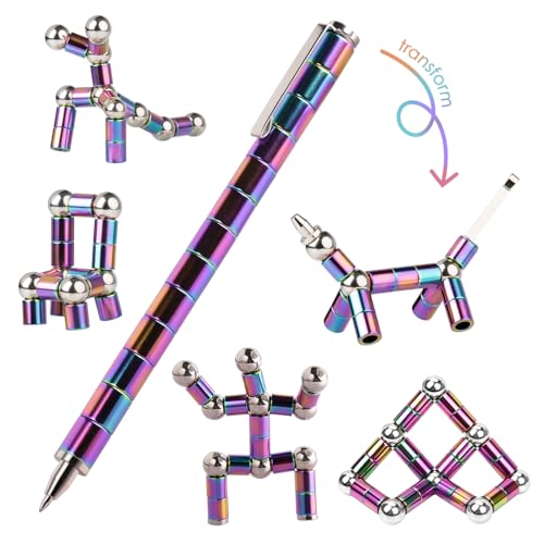 AFN Magnetic Fidget Pen - Mixcolor Decompression Toy for Teens and Adults