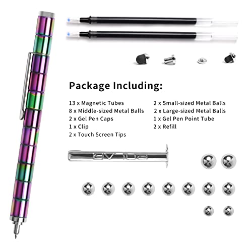 AFN Magnetic Fidget Pen - Mixcolor Decompression Toy for Teens and Adults