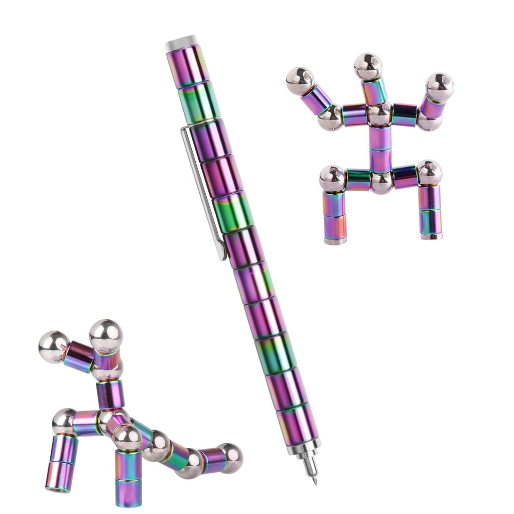 AFN Magnetic Fidget Pen - Mixcolor Decompression Toy for Teens and Adults
