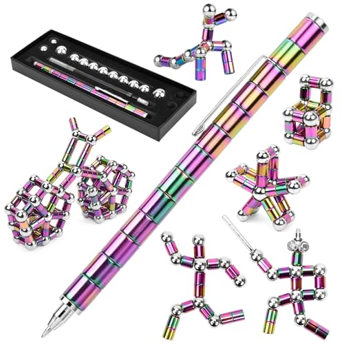 AFN Magnetic Fidget Pen - Mixcolor Decompression Toy for Teens and Adults