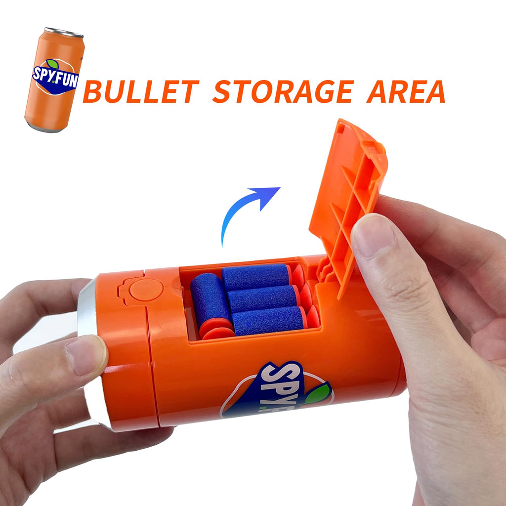AGM MASTECH Soda Can Foam Dart Blaster – Transforming Novelty with 30 Darts & 3 Targets
