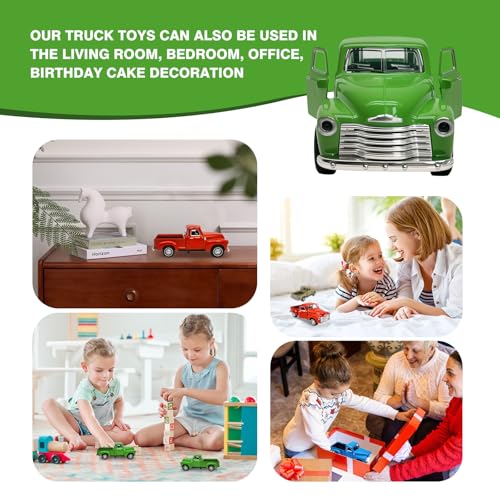 AGSIXZLAN 1:32 Alloy Pull-Back Truck Toy for Toddlers Ages 2-8