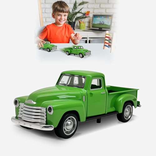 AGSIXZLAN 1:32 Alloy Pull-Back Truck Toy for Toddlers Ages 2-8
