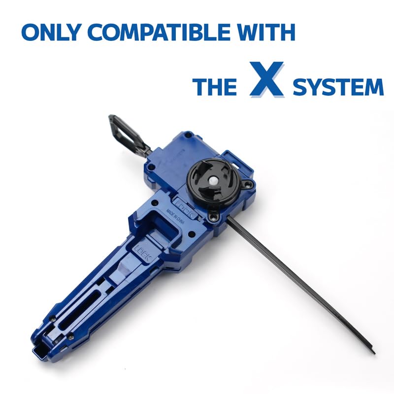 AIBREAY X Winder Launcher with X Grip – Blue Battling Gyro Accessory for X Series Tops