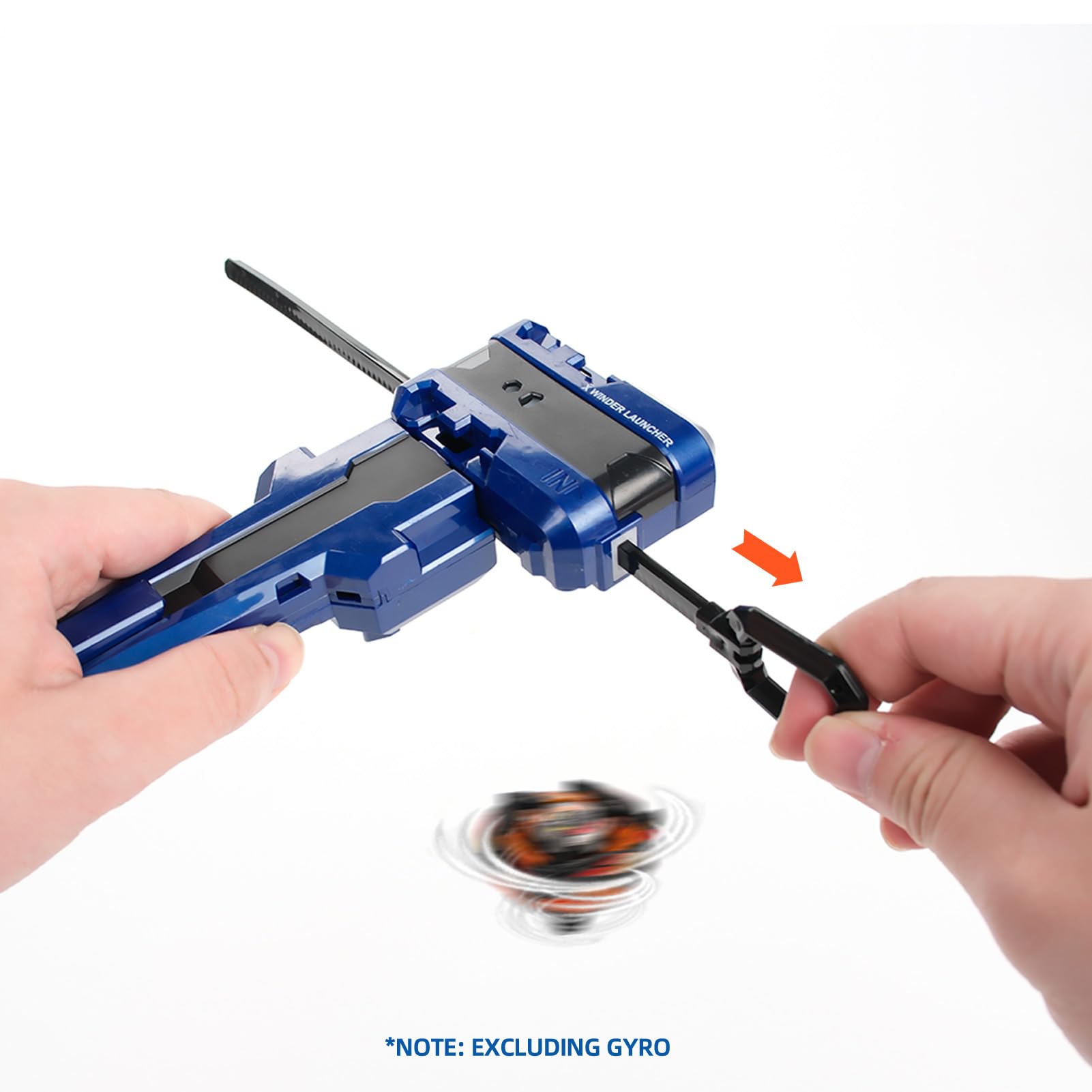 AIBREAY X Winder Launcher with X Grip – Blue Battling Gyro Accessory for X Series Tops