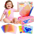 Aiduy Baby Tissue Box Toy - Pink Montessori Sensory Toy for 6-12 Months