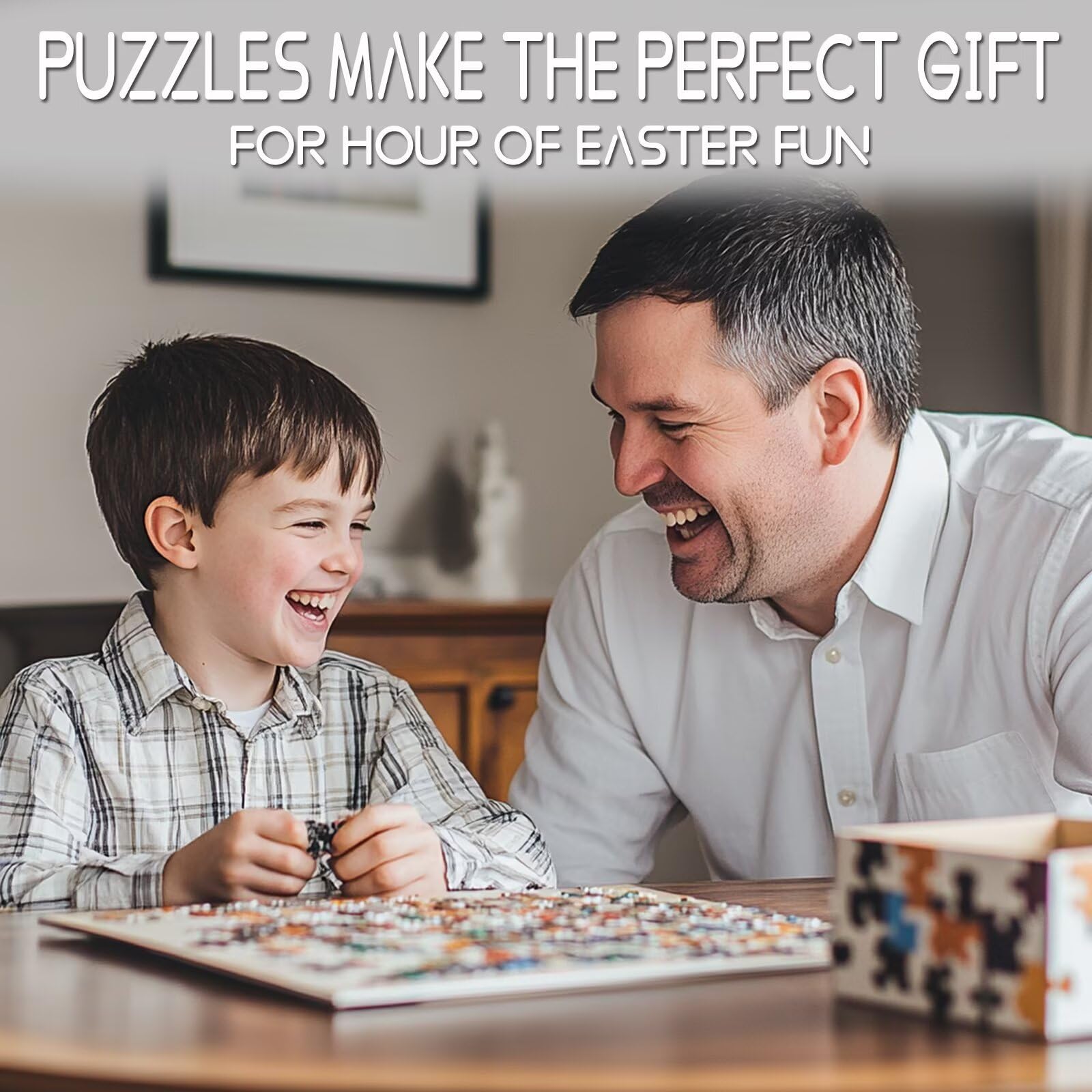 Aihonmin 1000-Piece Christmas Bookshelf Puzzle – Flowers Art, 20x27 Inches
