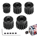 AIMROCK 5-Pack 48P RC Motor Pinion Gears (13T-17T) for 1/10 Scale Cars, Boats & Planes – Hardened Steel