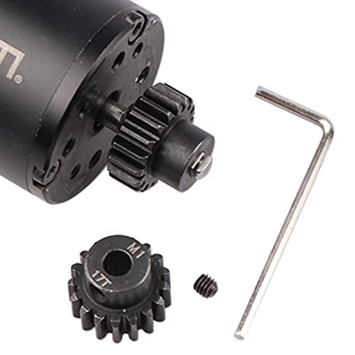 AIMROCK 5-Pack Mod 1 RC Motor Pinion Gears (15T-19T) for 5mm Shaft, Hardened Steel Upgrade