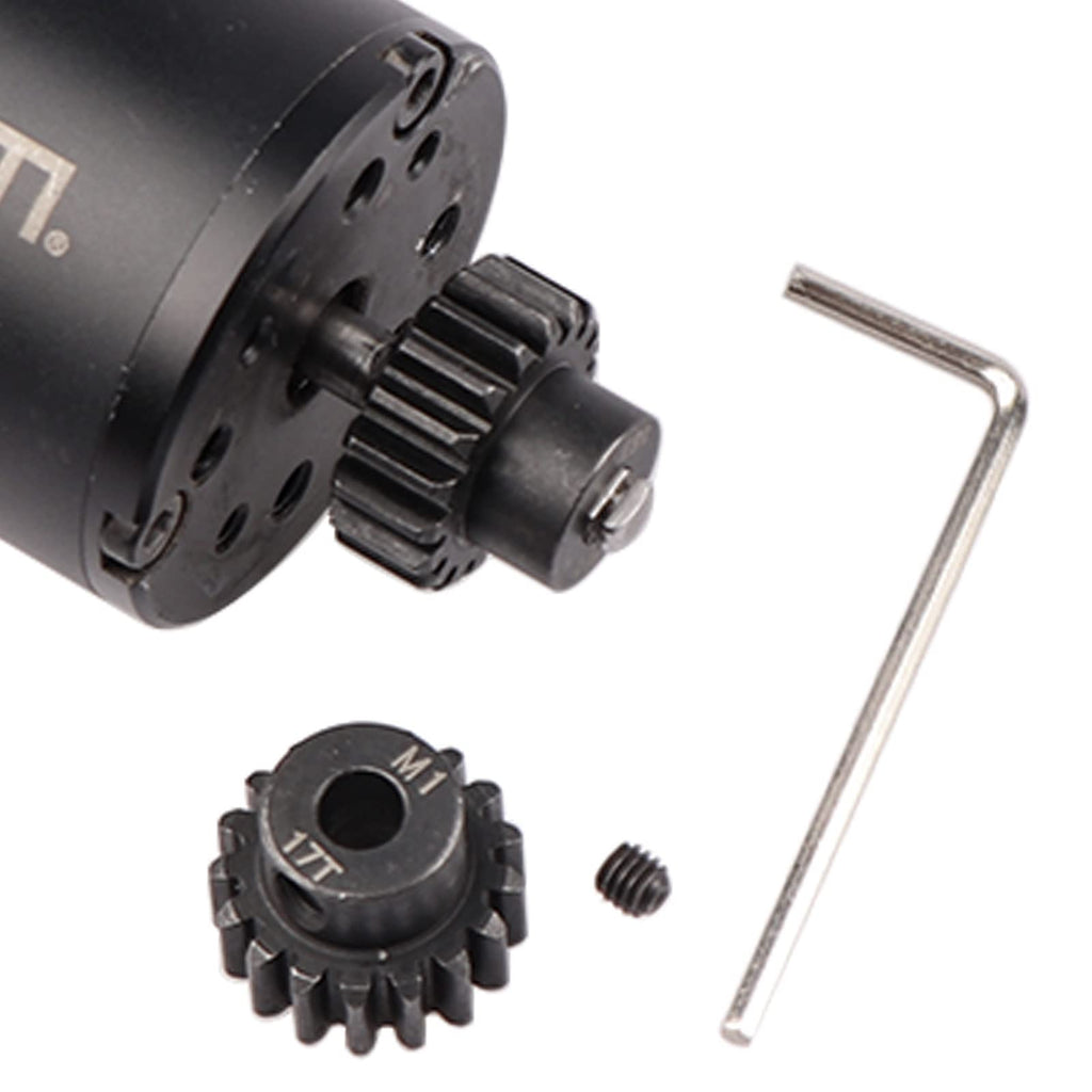 AIMROCK 5-Pack Mod 1 RC Motor Pinion Gears (15T-19T) for 5mm Shaft, Hardened Steel Upgrade
