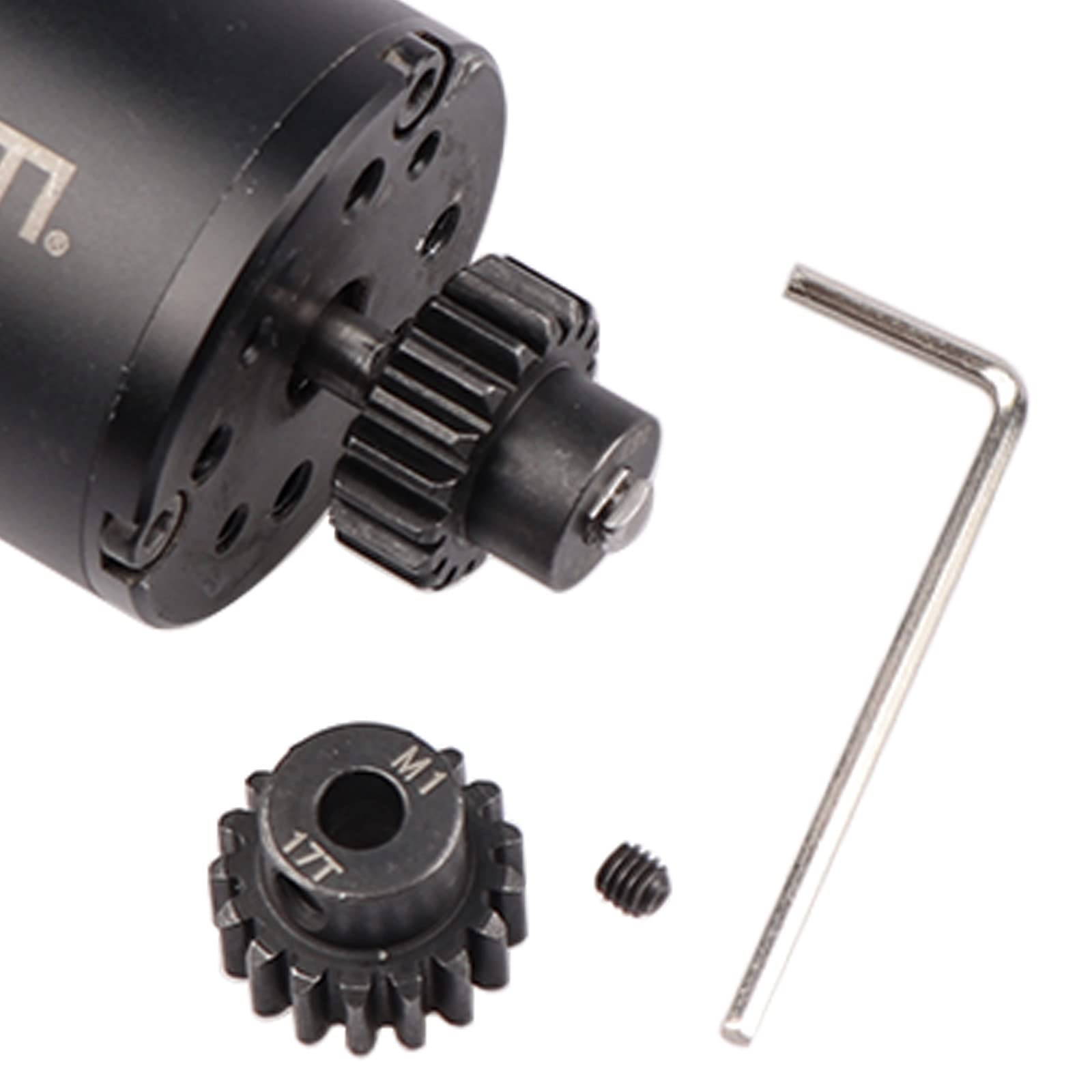 AIMROCK 5-Pack Mod 1 RC Motor Pinion Gears (15T-19T) for 5mm Shaft, Hardened Steel Upgrade