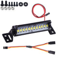 AIMROCK 55mm RC Car Light Bar 12LED Roof Lamp Kit for 1/10 Slash Stampede Rustler TRX-4 SCX10