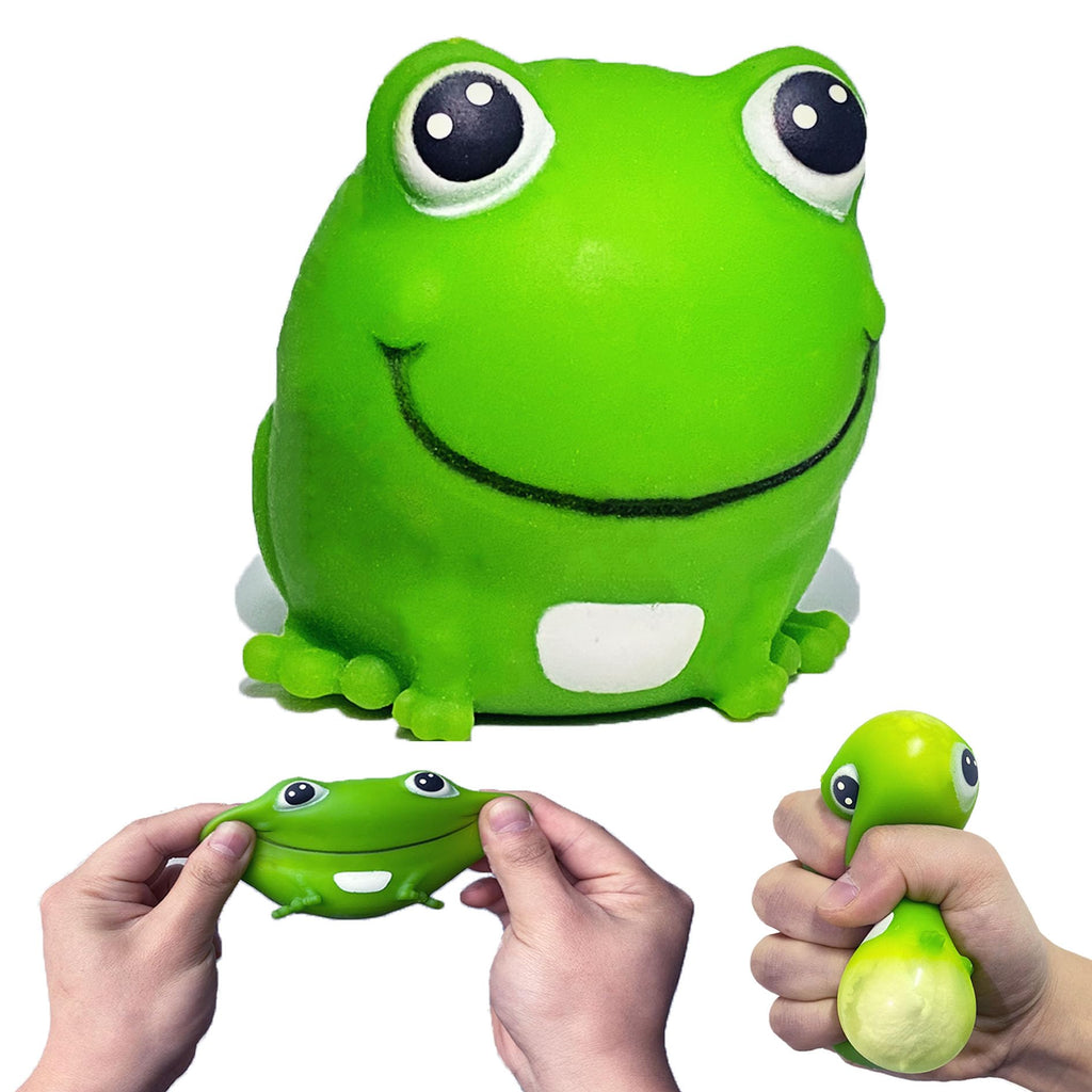 AiSiXin Frog Stress Ball – Soft TPR Squishy Toy for Anxiety Relief, Fun Squeeze Toy for Kids & Adults