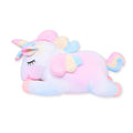 AIXINI 11.8 Inch Rainbow Unicorn Plush Pillow - Soft Stuffed Animal Toy for Girls