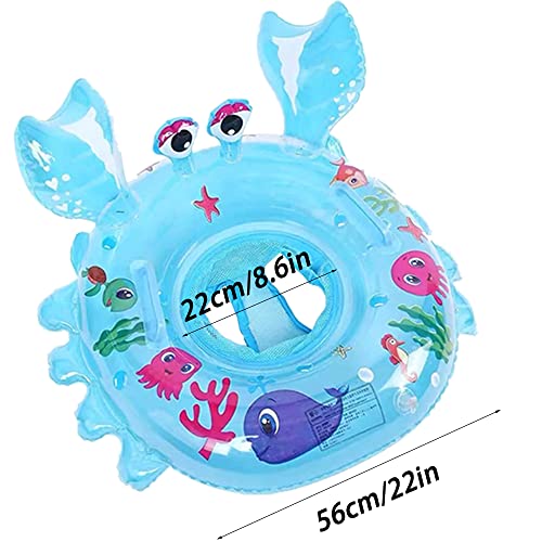 AIYUENCICI Baby Swimming Float - Inflatable Toddler Swim Ring with Handles for Ages 8-48 Months