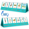 Aizweb Silly Sentence Building Flip Chart for Kids – Learn to Read & Write with Fun Sentence Strips, Speech Therapy Toy for Preschool to 2nd Grade