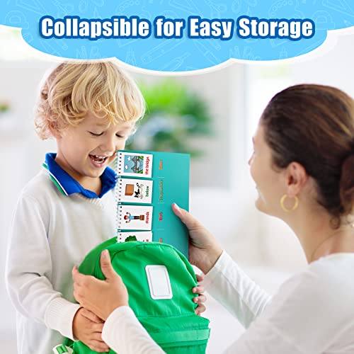 Aizweb Silly Sentence Building Flip Chart for Kids – Learn to Read & Write with Fun Sentence Strips, Speech Therapy Toy for Preschool to 2nd Grade