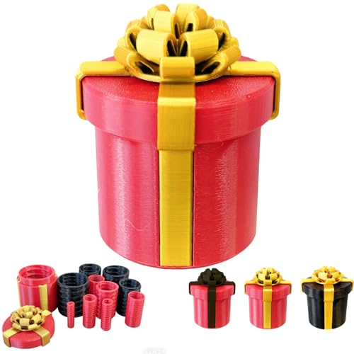 ajitxalr Gotcha Box - 10-Layer Nested Screw Prank Gift Box for Money Puzzles